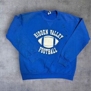 Vintage 90s Russell Athletic blue Hidden‎ Valley sweater large